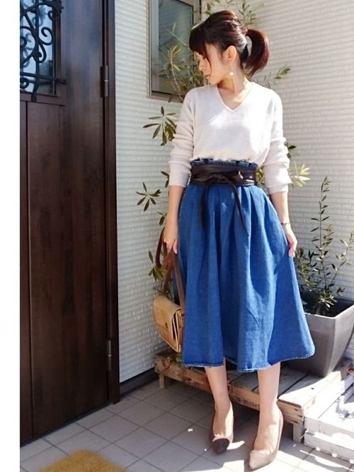 春夏　流行　穿搭